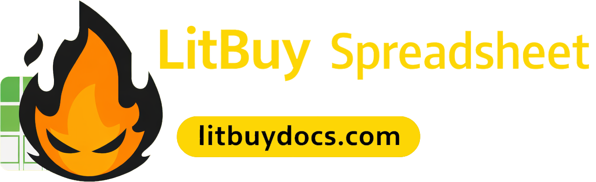 Litbuy Spreadsheet