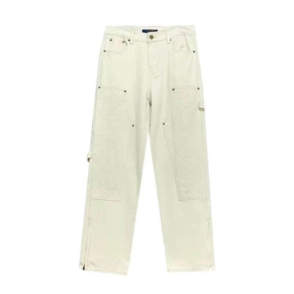 White print Lv jeans (13 styles)