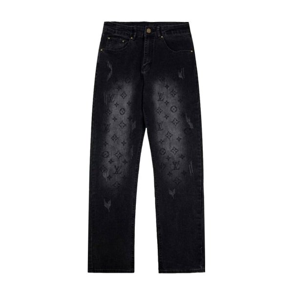 Black print Lv jeans (13 styles)